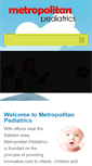 Mobile Screenshot of metropolitanpeds.com